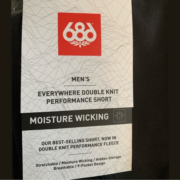 686 Men's Everywhere Double Knit Shorts - Picture 7 of 7